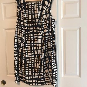 Alyx plus size black and white dress